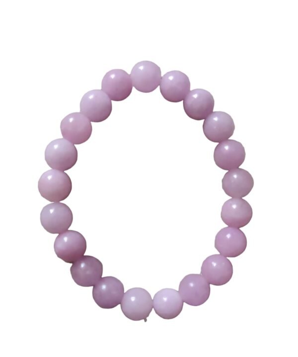 Kunzite crystal bracelet