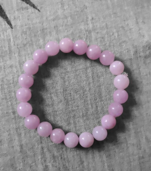 Kunzite crystal bracelet