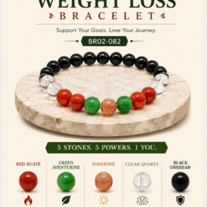 Premium Weight Loss Support Crystal Healing Bracelet
